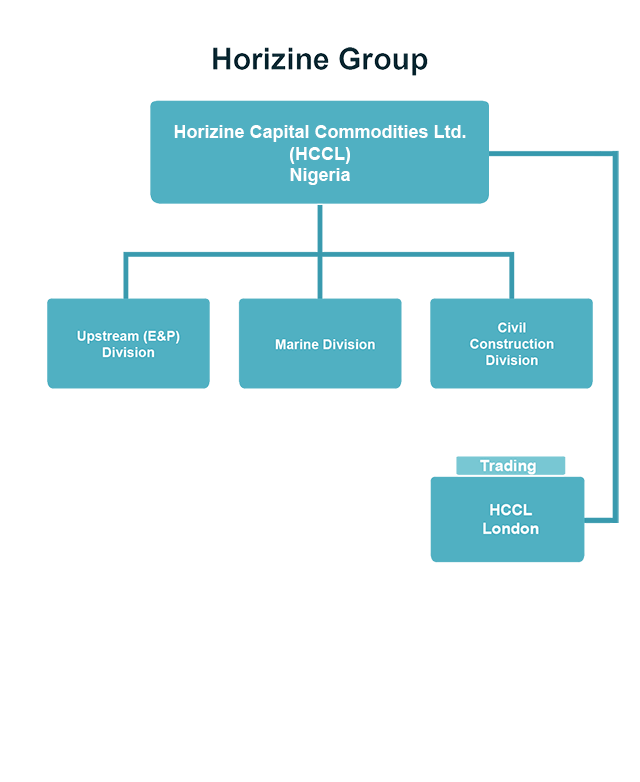 Horizine Group Organisation Chart